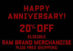 Happy Anniversary! 20% off eligible FIAT Brand Merchandise. Plus free shipping