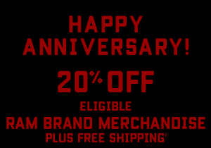Happy Anniversary! 20% off eligible FIAT Brand Merchandise. Plus free shipping